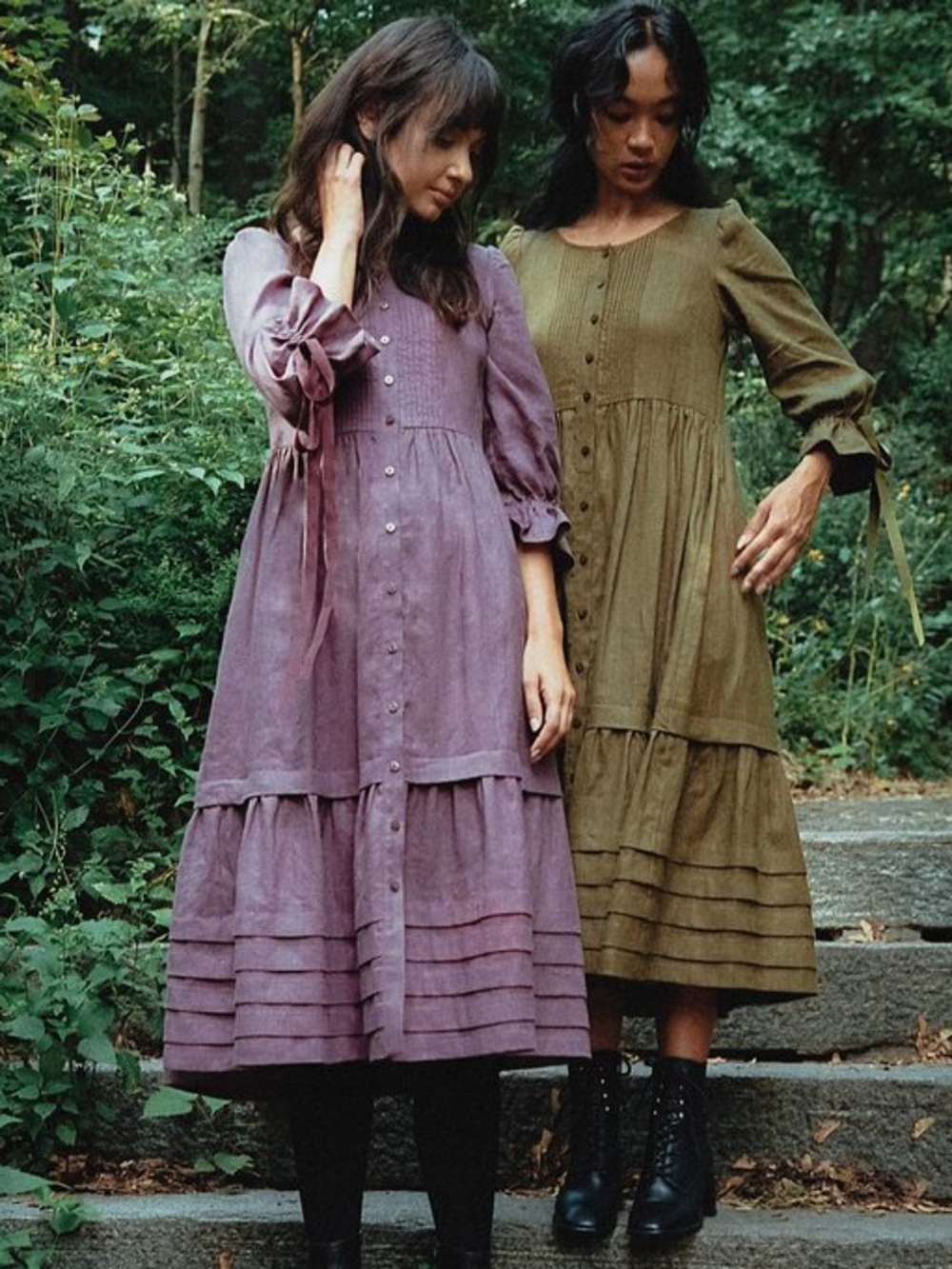Of Her Own Kind Lennox Dress in Antique Plum